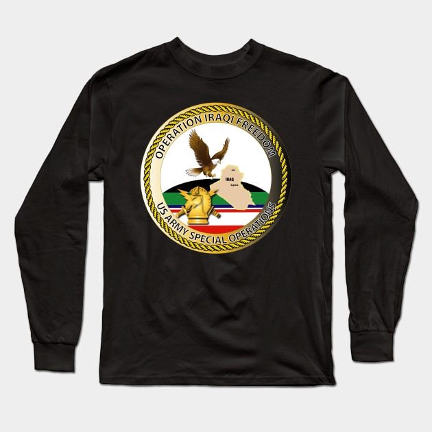 OIF - Emblem - Operation Iraqi Freedom - PO Long Sleeve T-Shirt by twix123844